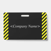 Badge "VISITEUR OFFICIEL !" accrocheur (Arrière)