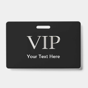 Badge Visiteur VIP Haut de Gamme