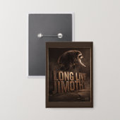 Badge Vive Jimothy Raccoon  (Recto/Verso)