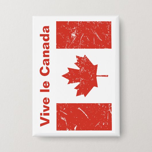 Badge Vive le Canada (Recto)