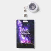 Badge Voie lactée magique (Avant avec rétractable)