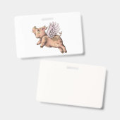 Badge Voler des cochons (Avant & arrière)