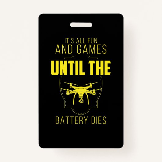 Badge Voler Drone Est Mon Jeu (Devant)