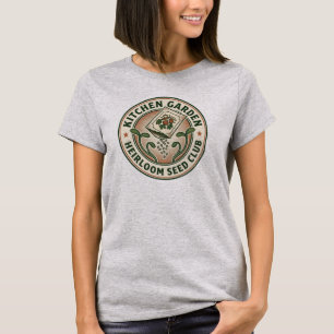 Badge voor de Vintage Kitchen Garden Heirloom Seed T-shirt