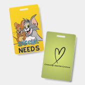 Badge voor speciale behoeften (Voor- en achterkant)