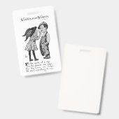 Badge Votes pour les femmes (Avant & arrière)