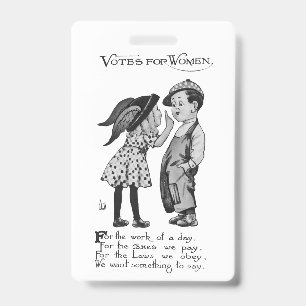 Badge Votes pour les femmes