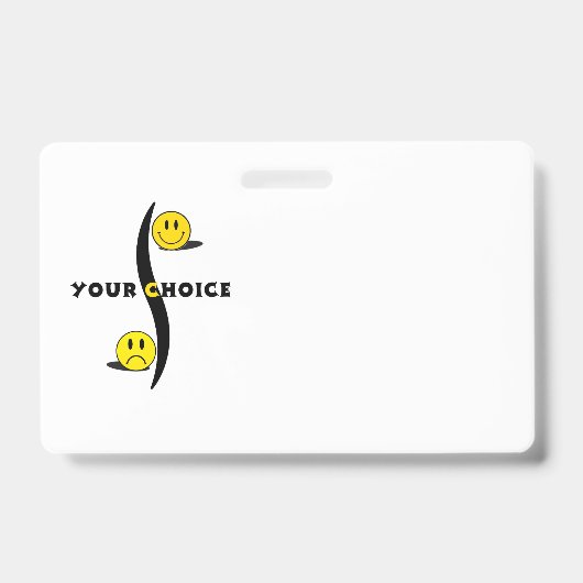 Badge votre choix (Avant)