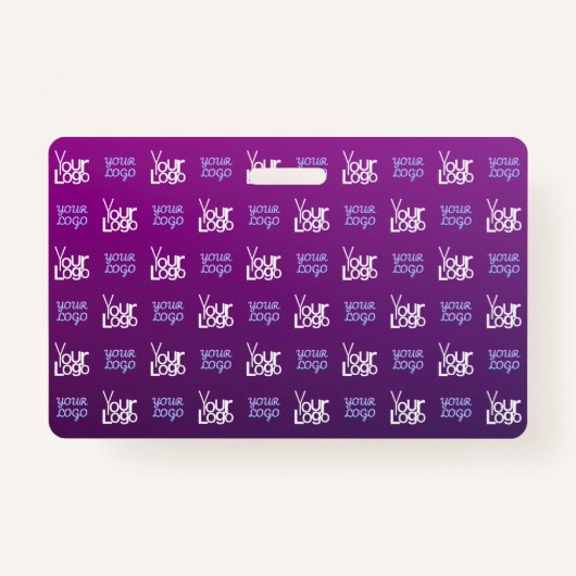 Badge Votre logo | 2 Images téléchargées ou logos profes (Devant)