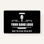 Badge Votre logo de bande large (Devant)