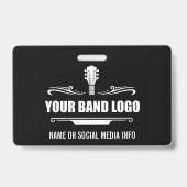 Badge Votre logo de groupe large (Avant)