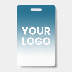 Badge Votre logo et dégradé de couleur de fond modifiabl