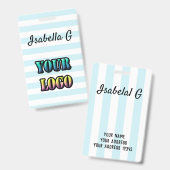 Badge Votre logo , logo (Avant & arrière)