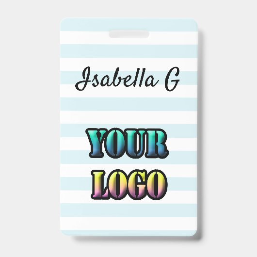 Badge Votre logo , logo (Avant)
