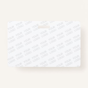 Badge Votre logo s'allège automatiquement et se répète