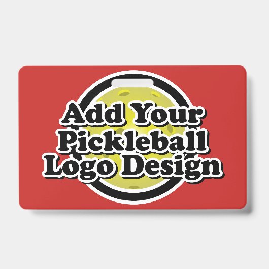 Badge Votre Pickleball d'images (Face)