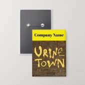 Badge Votre propre "Playbill" (Recto/Verso)