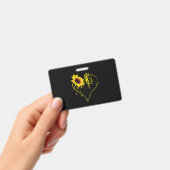 Badge Vous êtes mon soleil Tournesol Et Cheval (Manuel / portable)