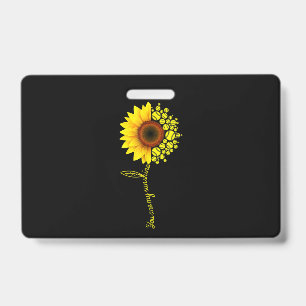 Badge Vous êtes mon soleil Tournesol Softball