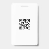 Badge Vrai Bleu (Arrière)