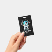 Badge Vue astronaute de notre planète (Manuel / portable)