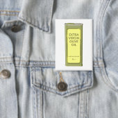 Badge Vue frontale de la boîte d'huile d'olive extra vie (Insitu)