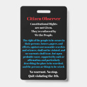 Badge We the People 4th Amendment (Dos)