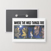 Badge Wild Things and Max Dancing in Moonlight (Recto/Verso)