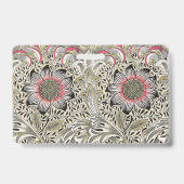 Badge William Morris Corncocktail fond d'écran floral (Arrière)
