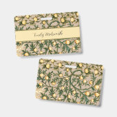 Badge William Morris Fruit Floral Jardin Fleur Classique (Avant & arrière)