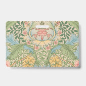 Badge William Morris Myrtle Fleur Floral Botanique (Dos)