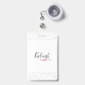 Badge xoxoxo (Avant avec rétractable)