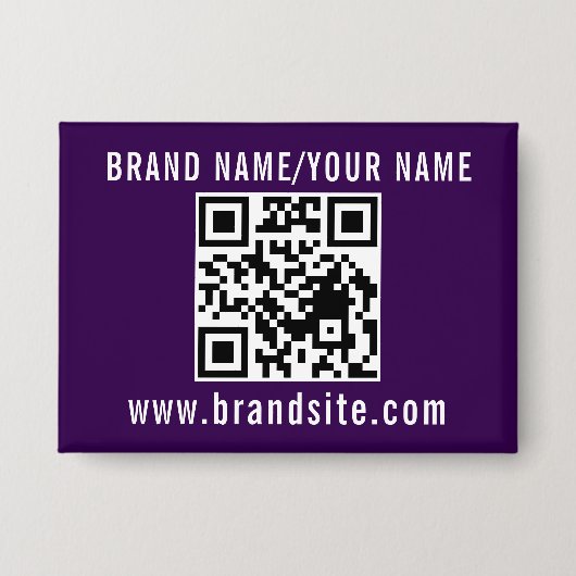Badge Your Promotional Business QR Code Template Design (Recto)