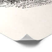  Badger 1800s Illustratie Badgers Poster (Hoek)