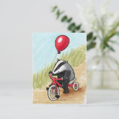 Badger à Play carte postale (Debout devant)