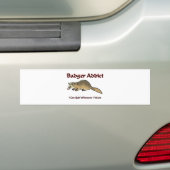 Badger Addict Bumpersticker (Op auto)