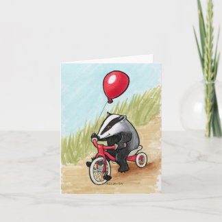 Badger at Play card Kaart