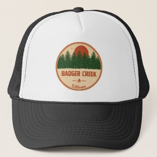 Badger Creek Wilderness Oregon Trucker Pet (Voorkant)