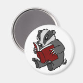 Badger de lecture - Magnet (Recto/Verso)