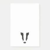 Badger Face Silhouette Post-it® Notes (Voorkant)