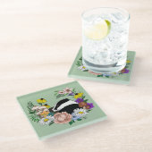 Badger Glazen Onderzetter (Schuin)