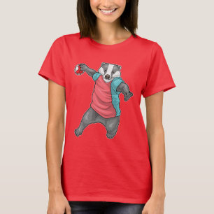 Badger Handbal speler Handbal T-shirt