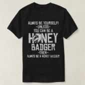Badger honey badger t-shirt (Design voorkant)
