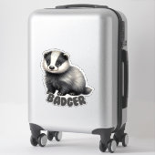 BADGER - KINDERKAMER STICKER (Koffer)