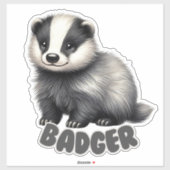 BADGER - KINDERKAMER STICKER (Vel)