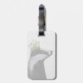 Badger King Bagagelabel (Achterkant verticaal)