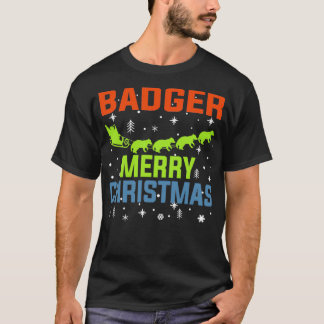 Badger Merry-kerstcadeautjes Ugly Sweater T-shirt