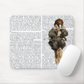 Badger op fiets muismat (Met muis)