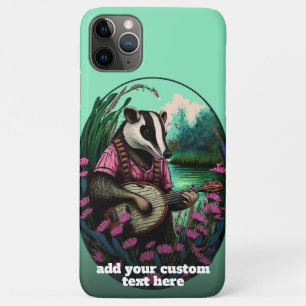 Badger Spelen Banjo Wildflower Cottagecore Aangepa iPhone 11 Pro Max Hoesje