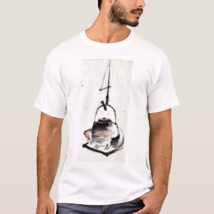 Badger tea kettle Ukiyoe T-shirt